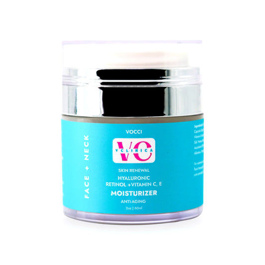 VCLINICA® Hyaluronic Acid Moisturizer with Retinol, Vit C & E, Aloe Vera & Shea Butter 2 Ounce/60ml
